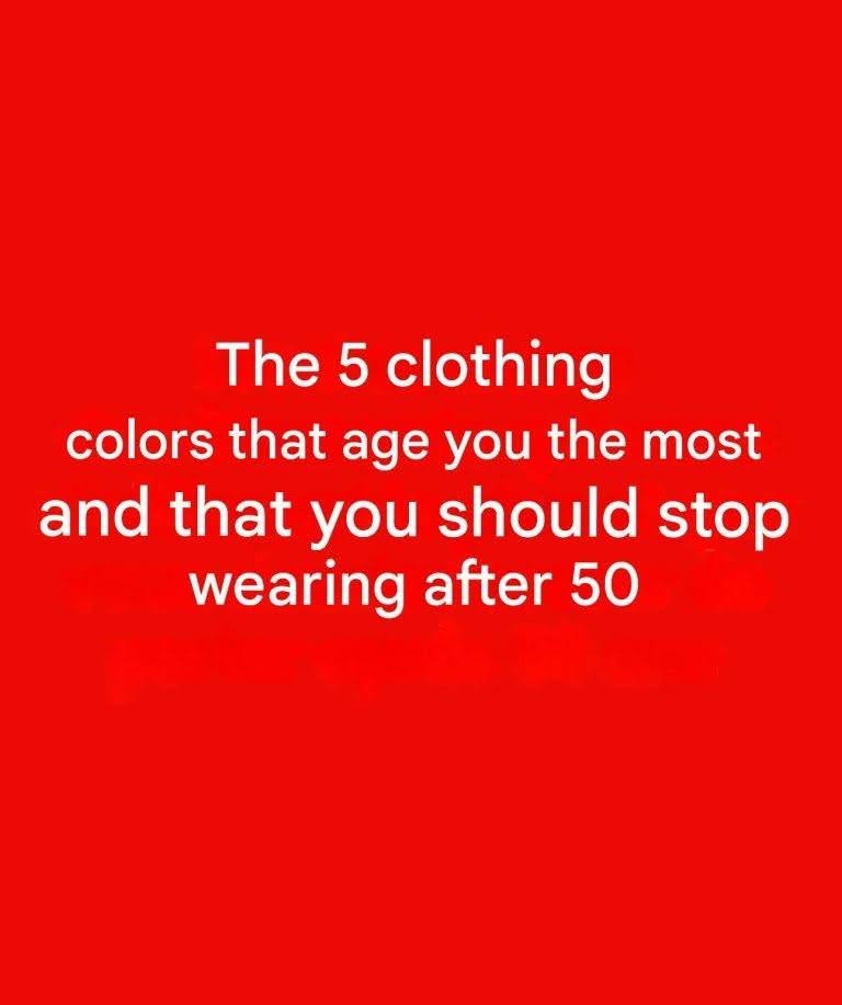 5 Colors That Make Me Look Dull After 50
