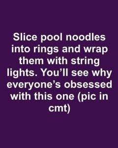 I Created a Magical Pool Noodle Light Display and Now My Neighborhood Can’t Stop Talking About It